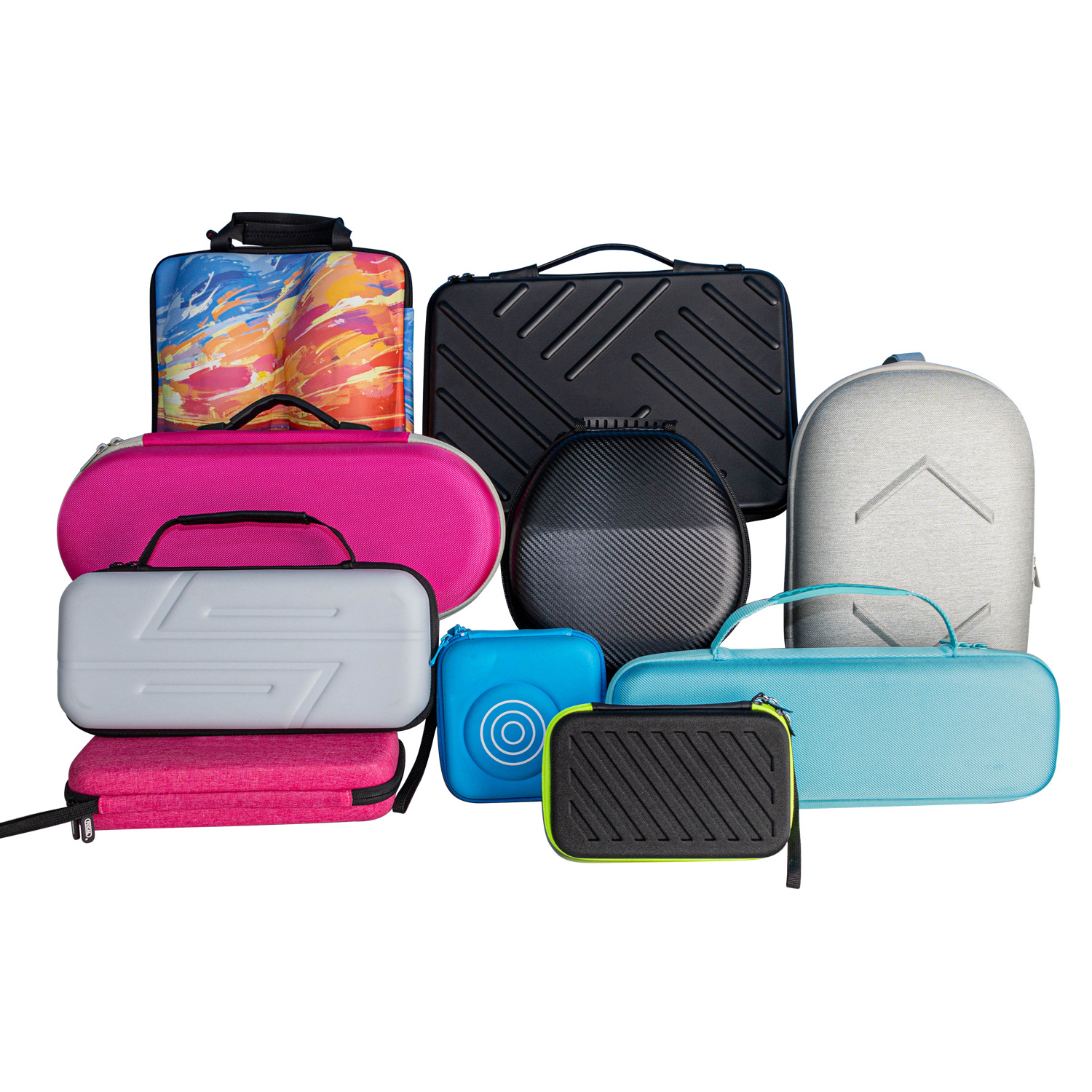 Eva Molded Box Medical Cosmetics Bag Hot-Pressed Shock-Proof Bag Eva Storage Box Eva Bag Customization Portable Bag