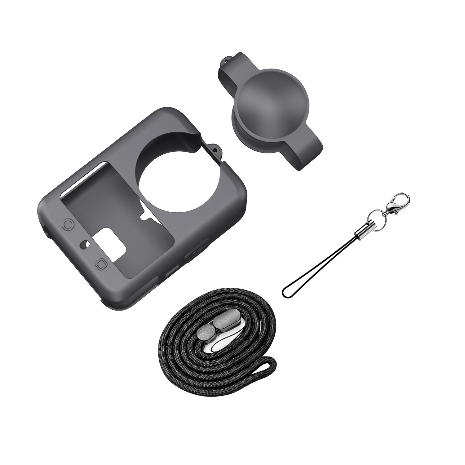 Dji Osmo360 Silicone Protective Case Osmo360 Panoramic Camera Soft Rubber Protective Case Sports Camera Accessories