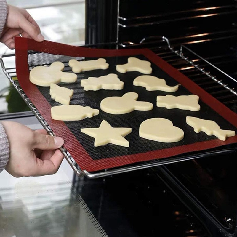 Silicone Hollow Baking Mat Baking Cookies Non-Stick Puff Mat Baking Pan Mat Nano Fiberglass Baking Mat