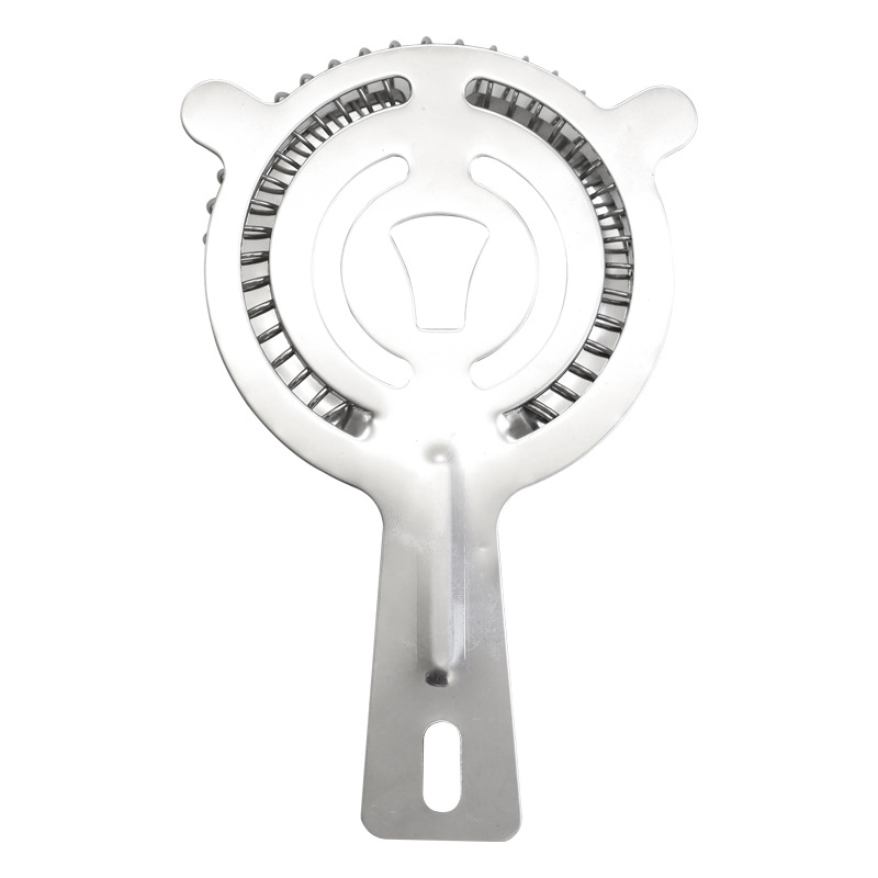 Stainless steel bartending tool ice filter cocktail ice separator coffee milk tea filter spring ice bar filter