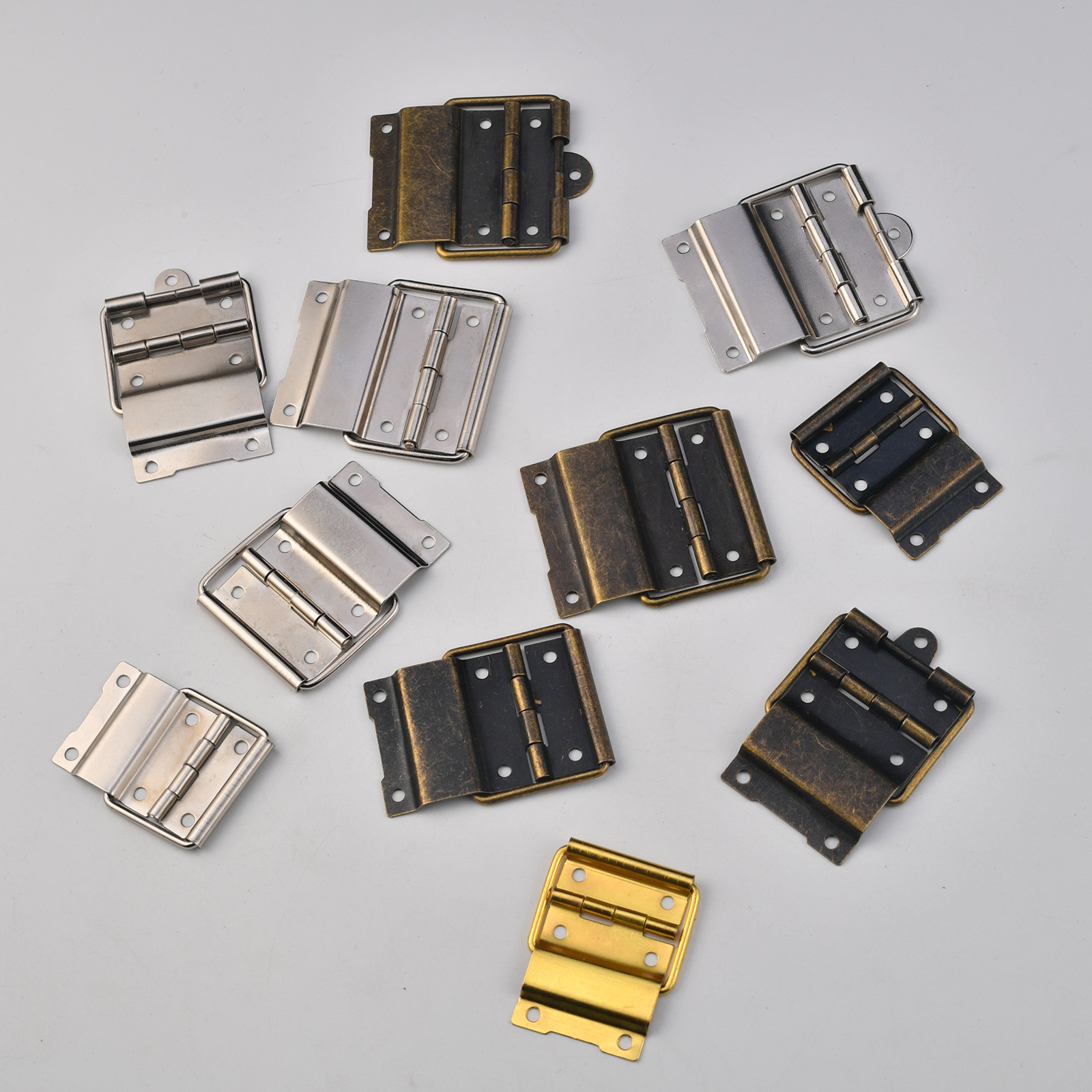 Silk Wooden Box Silk Hinge Jewelry Box Support Iron Hinge Antique Wooden Box Wine Box Gift Box Packaging Box