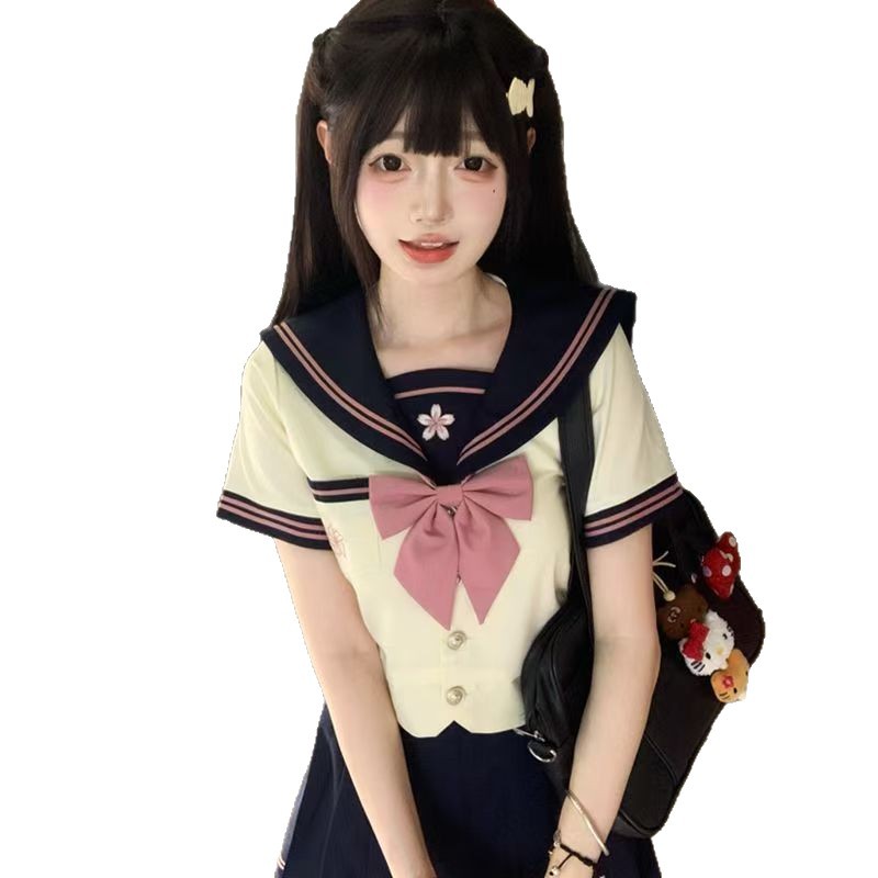 【Ono Nakano】Original Jk Uniform Sailor Suit Authentic Japanese Style College Style Summer Autumn Basic Student Japanese Style Uniform