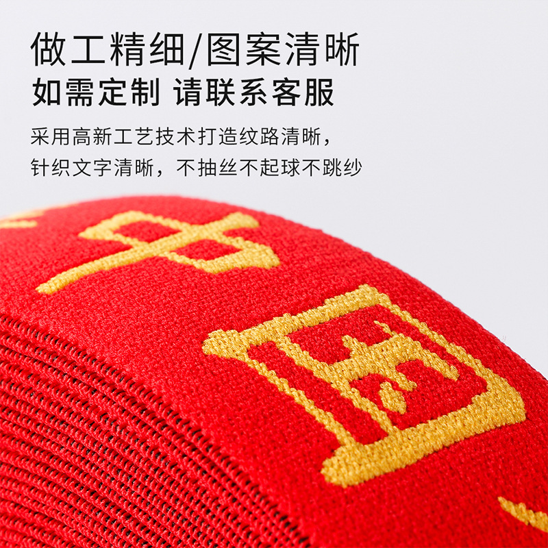 Spot Computer Jacquard Printed Polyester Elastic Band Latex Underwear Bra Elastic Webbing Factory Wholesale