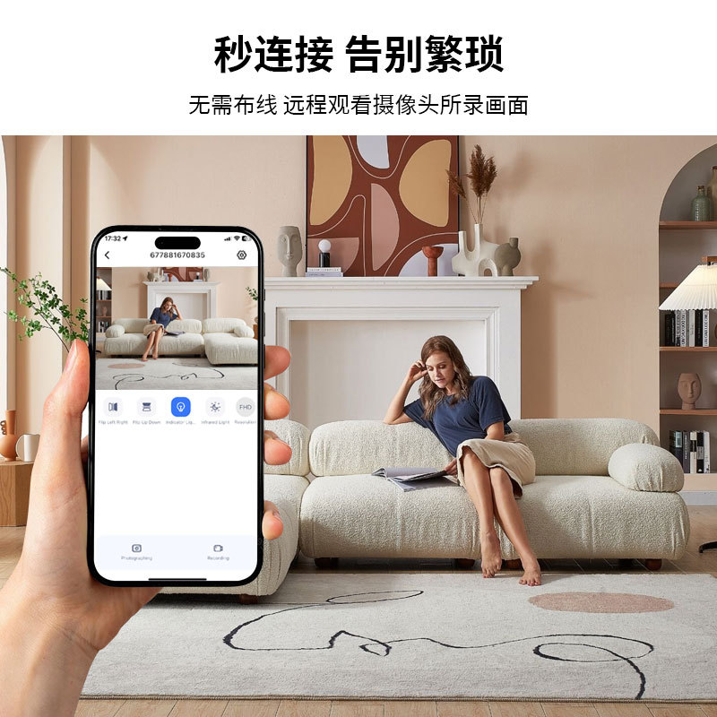 Cross-Border A9 Hd Camera Type-C Interface Smart Wifi Home Monitoring 1080 Sports Outdoor Dv Camera