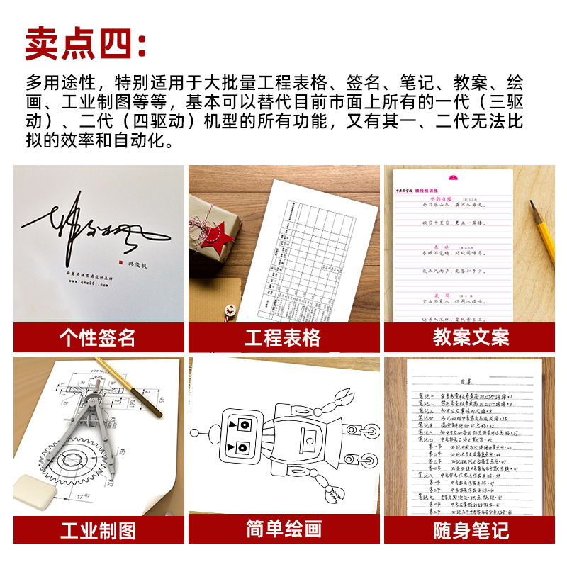 Fully Automatic Paper-Changing Writing Robot Imitating Handwriting Automatic Page Turning Engineering Information Form Signature Intelligent Writing Machine