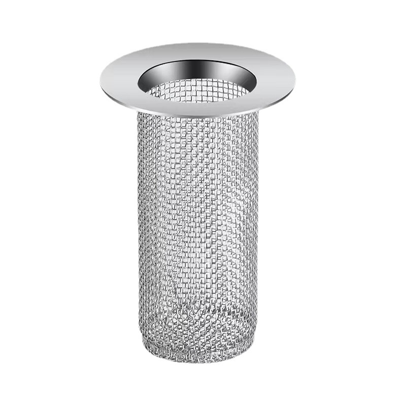 Stainless steel hair filter screen basin toilet floor drain wash basin toilet sewer anti-blocking artifact