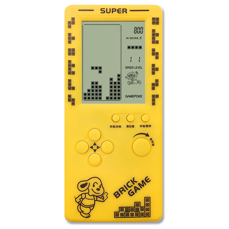 4.1 inch super large screen Russian square machine classic nostalgic retro rechargeable children's game machine toy for students