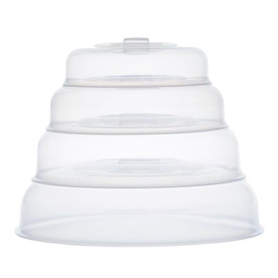 Microwave Oven Heating Lid Kitchen Supplies Rice Bowl Preservation Lid Plastic Bowl Lid Four Sizes in Stock Wholesale Sealed