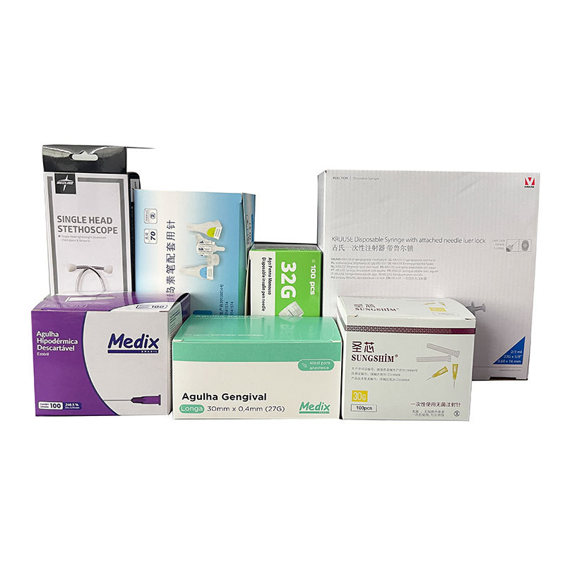 Customized Medicine Packaging Box, Medical Paper Box, White Card Color Box Packaging Box, Health Product Small Batch Design Logo Color Box
