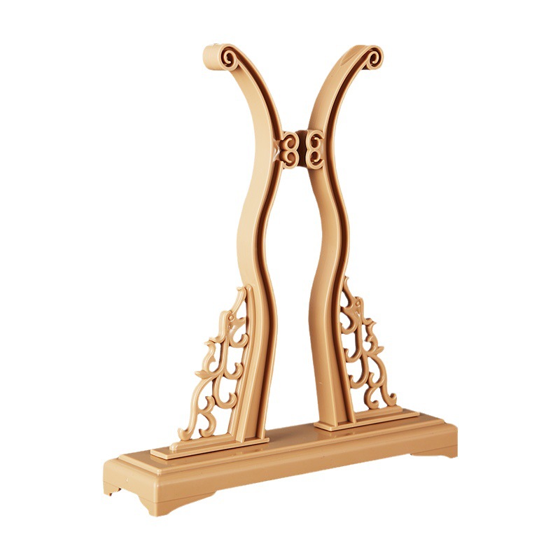 Tuan Fan Rack Long Handle Palace Fan Plastic Fan Rack Chinoiserie Table Bracket Chinoiserie Classical Display Rack Wholesale Base