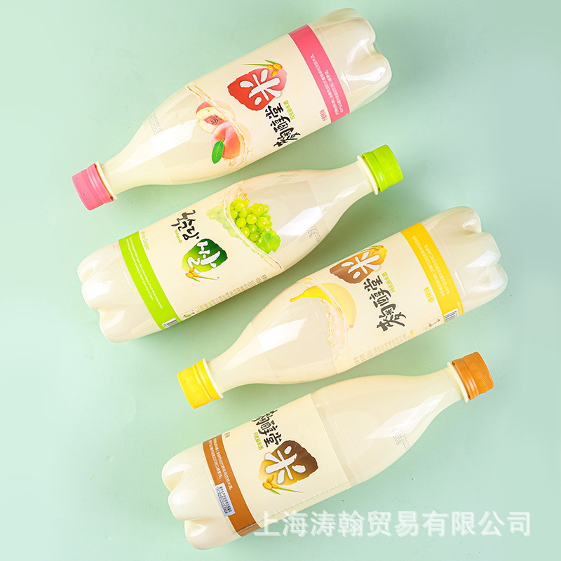 South Korea Imported Yoshitang Rice Wine Masari Original Grape Banana Peach Fruity Rice Wine 750ml