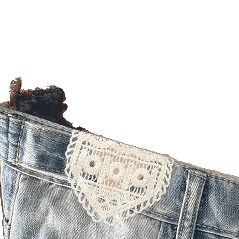 Jeans Waist Expander Tool, Hand-Sewn for Secure Installation, Increases Waist Size, Washable, Non-Adjustable, Extended