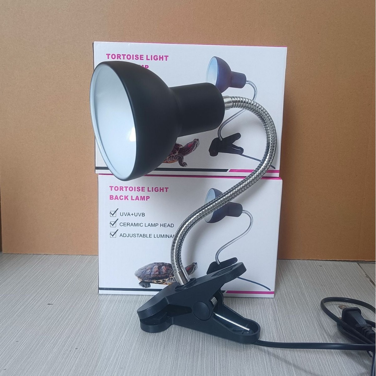 Turtle Basking Lampshade Reptile Heating Lamp Stand Climbing Pet Uvb Lamp Automatic Timing Small Sun Pet Uva Calcium Supplement Lamp