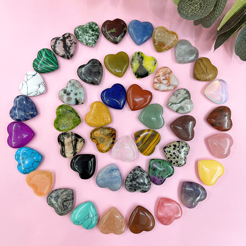 Естественный кристалл Amazon 2 см кулон любви голый камень сердечные украшения персиковое сердце ремесло непористое персиковое сердце