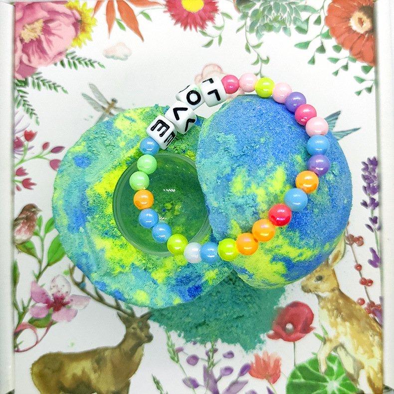 Cross-border Essential Oil Bath Salt Ball Aromatherapy suit Fragrance Explosive Salt Bubble Bath Bath Bath Bath Bath Balls