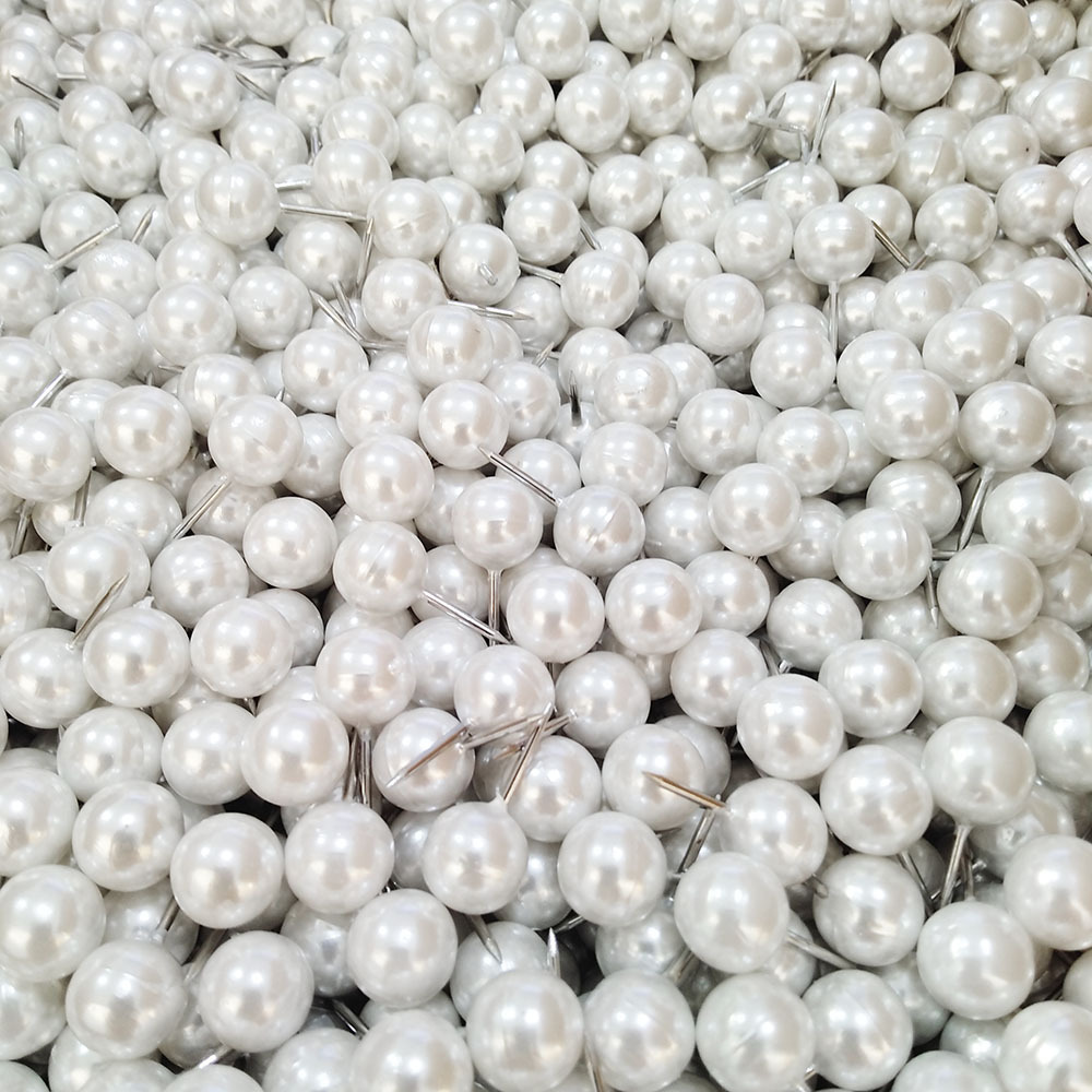 Оптовые перламутровые белые гвозди I-образной формы для фото стен, маркировки карт и офисных сообщений