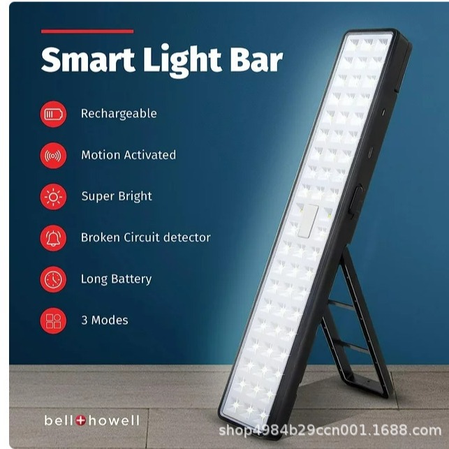 Household Vertical Lighting USB Portable LED Rechargeable Emergency Light Outdoor High Brightness Camping Camping Stall Searchlight