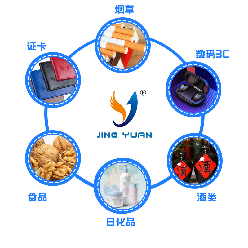 Customized Vegetable and Fruit Food Disposable 3D Rotating Text Reveal Void Laser Holographic Anti-Counterfeiting Label