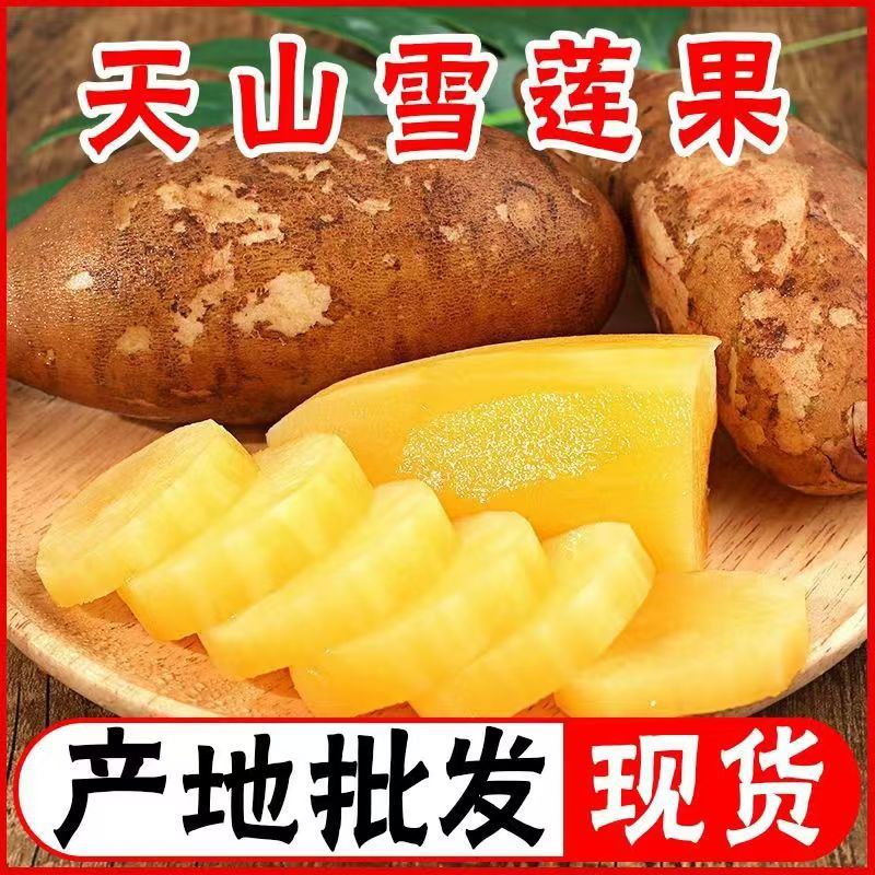 Yunnan Tianshan Snow Lotus Root Fresh Fruit 4.5kg Red Heart First Grade Authentic Snow Lotus Root Seasonal Whole Box Free Shipping