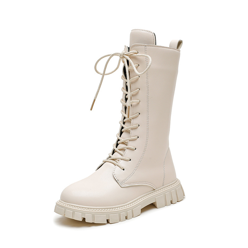 Amazon's Hottest Girls' Boots Korean Style British Style Martin Boots Winter Little Girl's High Boots Princess Boots