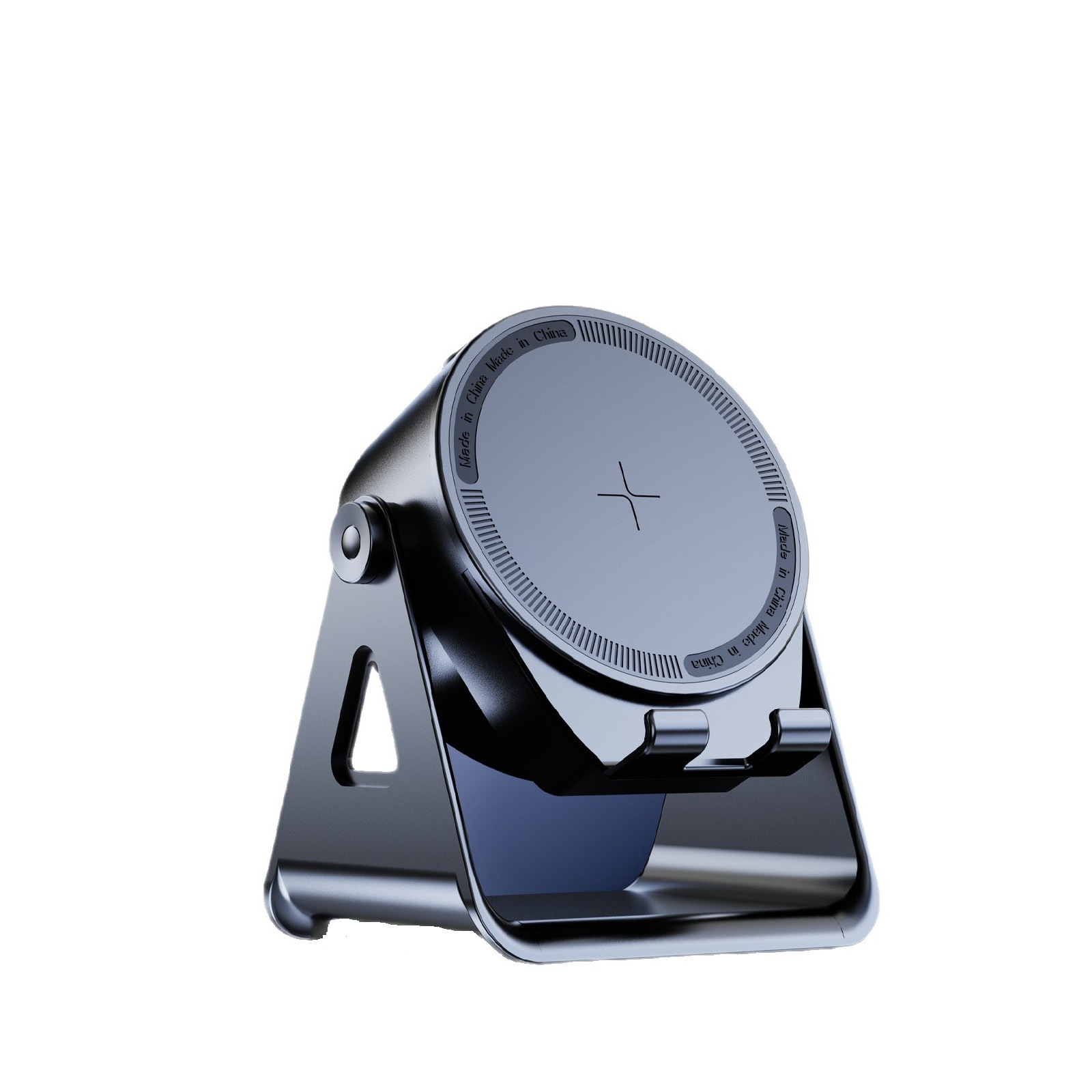 2025 New Speaker, Colorful Light Sensor Bluetooth Audio Desktop Mobile Phone Holder Mini Version Small Audio Subwoofer