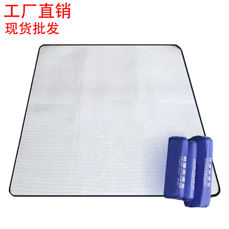 Влагостойкий коврик для палатки, водонепроницаемый, отводящий тепло, многоместный, утолщенный, портативный, складной, для пикника