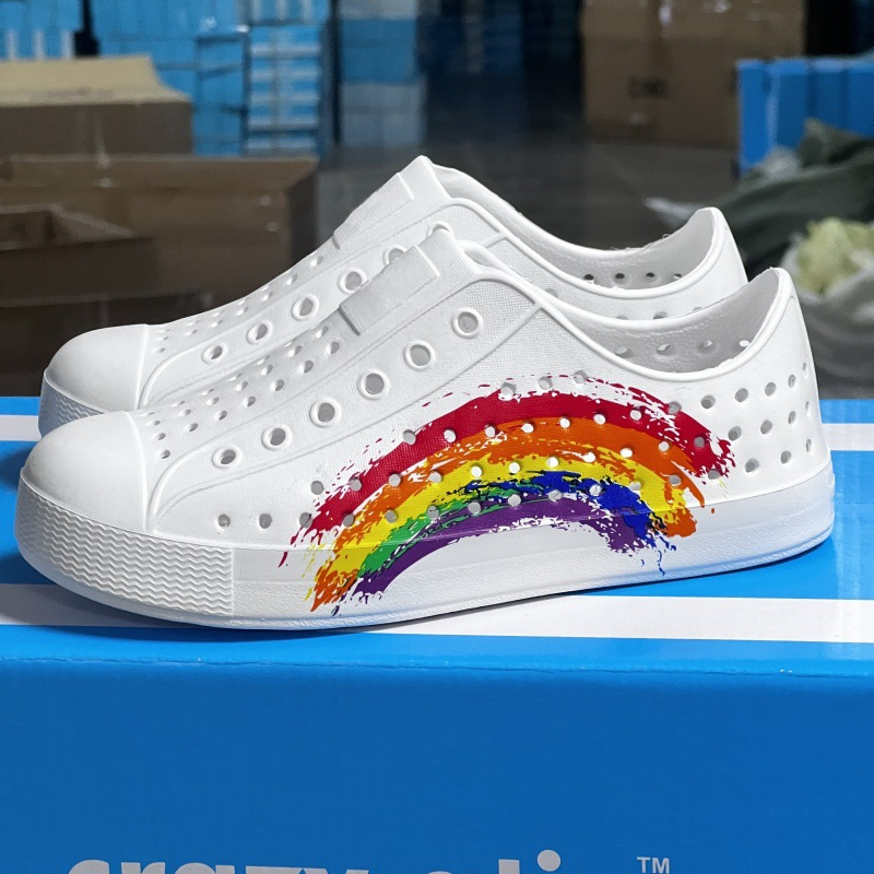 Summer New Style Kidsren's Clogs, Family Men's and Women's Casual Breathable Soft-Soled Cut Out Sandals, Wading Beach Shoes