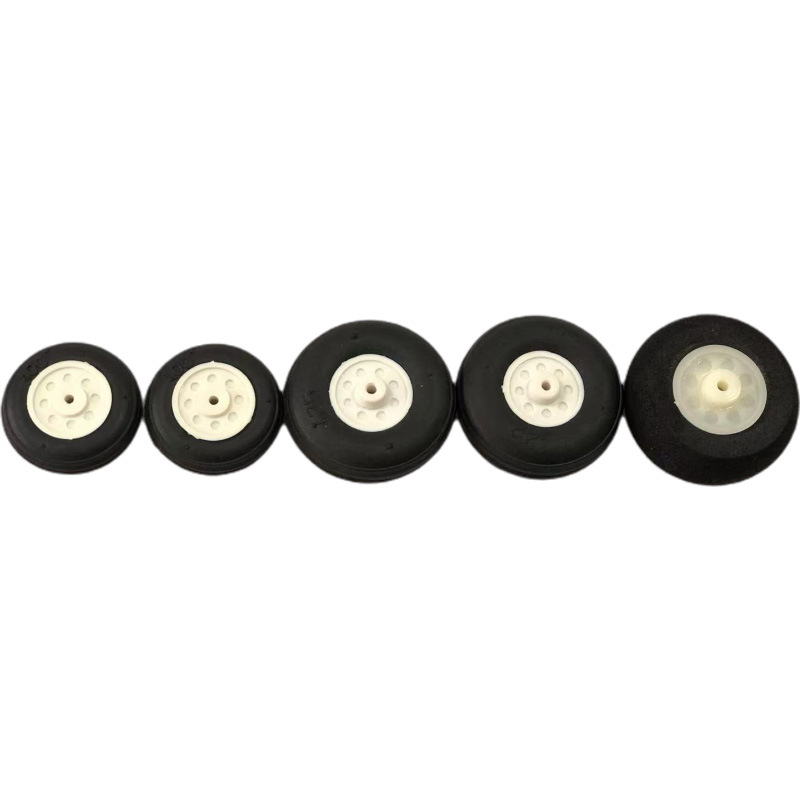 Factory wholesale 1~5 inch model aircraft fixed wing wheel aircraft model aircraft wheel rubber wheel drone PU wheel