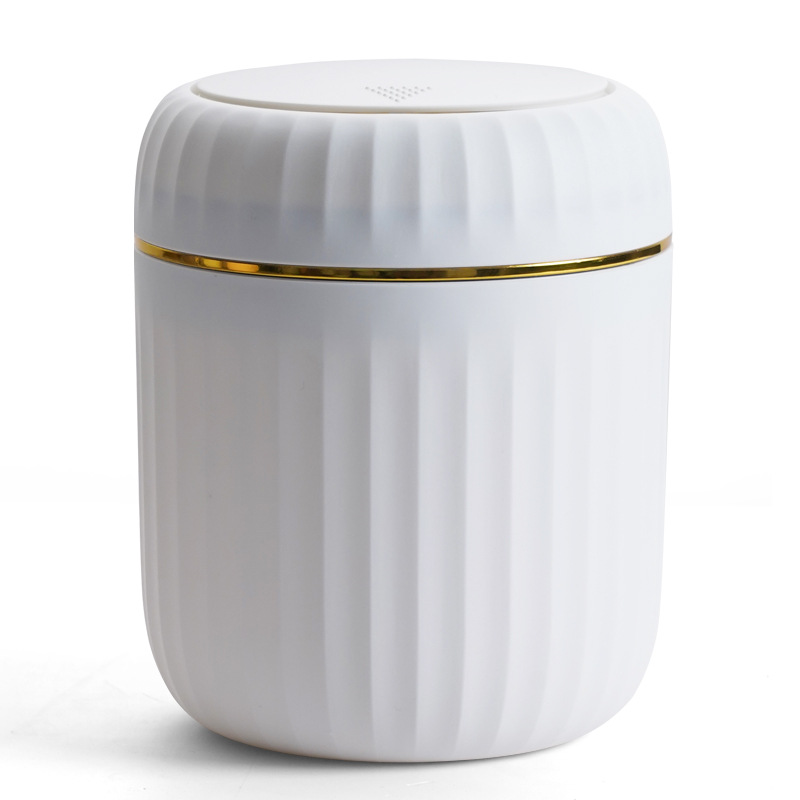 Mini Desktop Trash Can Press Type Living Room Table Waste Paper Barrel Car Bedroom Dining Room Desktop Trash Can