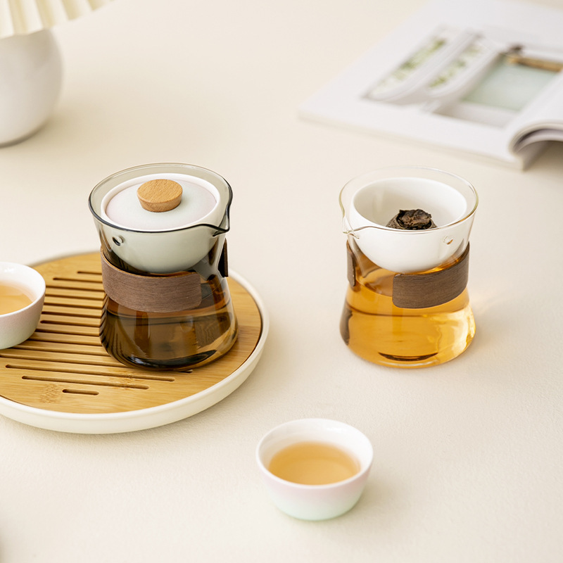 Автоматический ленивый артефакт для заваривания чая, набор для чая с отделением воды, чайник с крышкой и фильтром, Хиао Цин Оранжевый