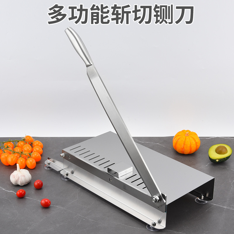 Stainless Steel Slicer for Cutting Medicinal Materials and Ribs, Commercial and Household Kitchen Small Cleaver, Cutting Knife, Chicken Claw Cleaver
