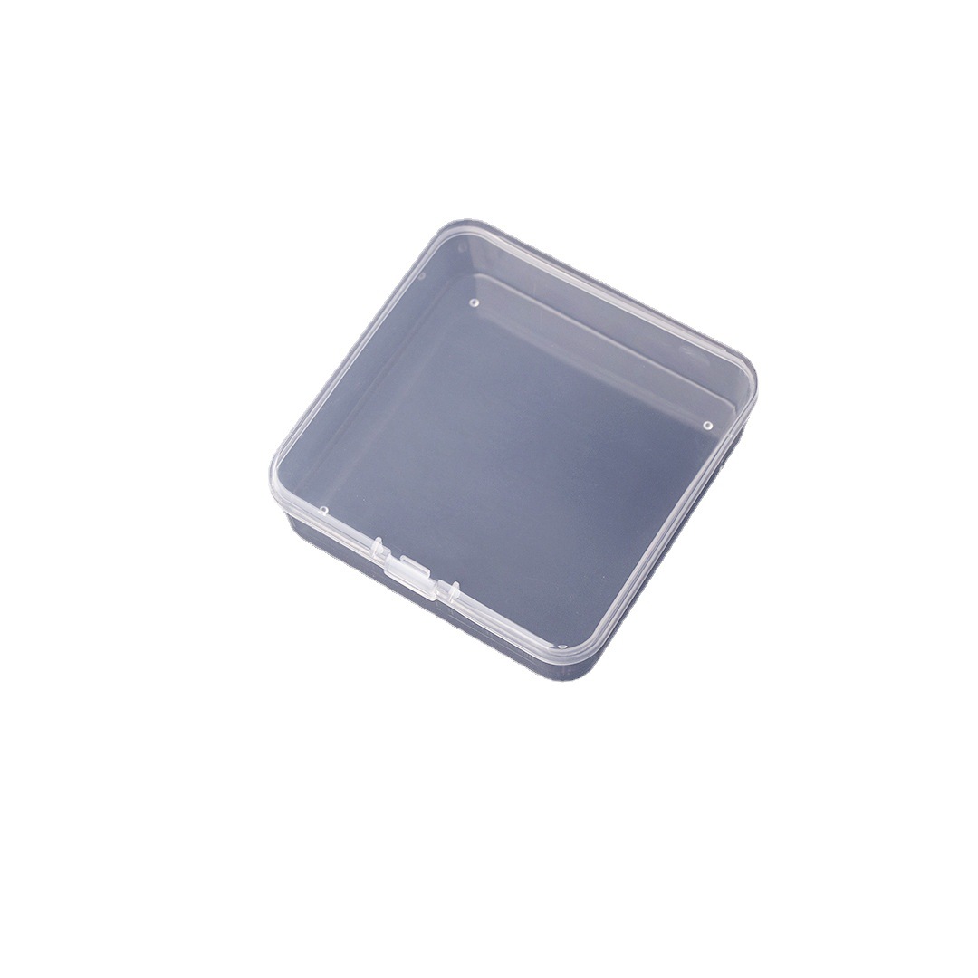 4Cm6Cm Square Pp Plastic Box Translucent Jewelry Stationery Product Packaging Box Small Object Box Parts Box