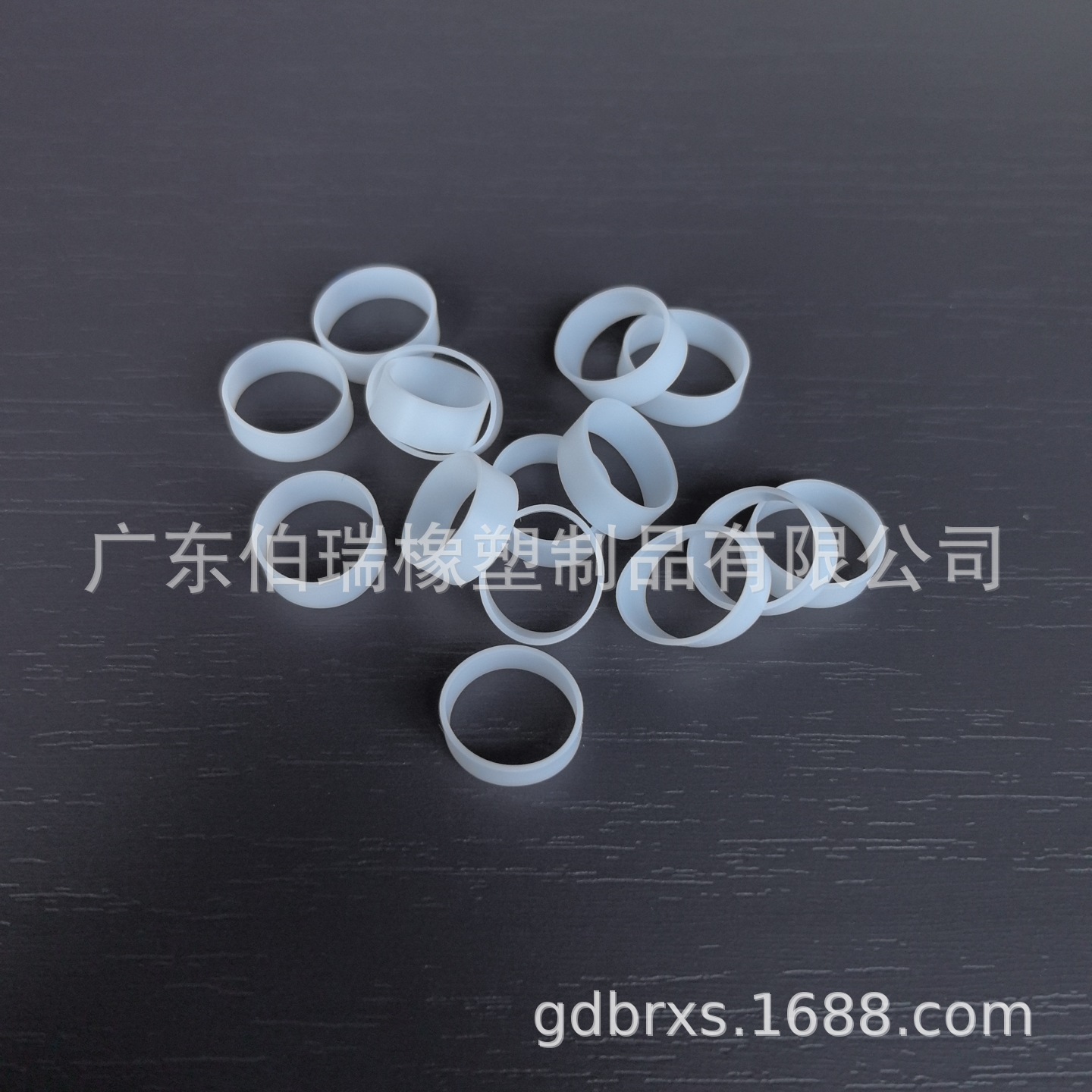 Silicone Strap Data Cable Strap Silicone Bundle Coil High Elastic Rubber Ring White Silicone Bundle Coil 5MM