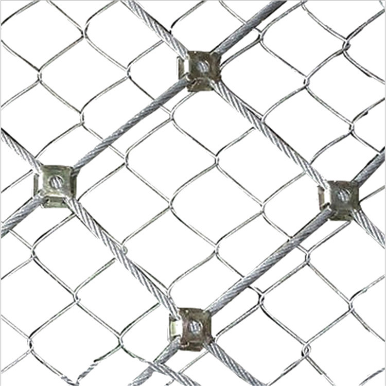Active Protection Net, Soil-Fixing Slope Protection Steel Rope Net, Road Road Mountain Falling Stone Anti-Fall Net, Diamond-Shaped Grille Net