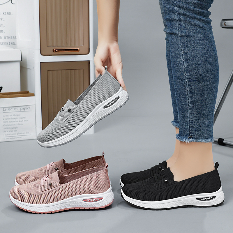 Women's Shoes 2026 Cross-Border Wholesale Casual Women's Single Shoes Dropshipping Breathable Comfortable Middle-Aged and Elderly Mother's Shoes