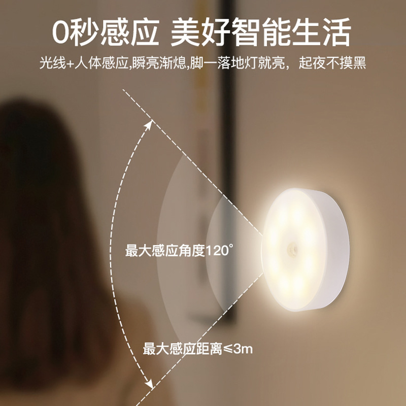Wholesale Dormitory Night Light Bedside Lamp Study Desk Lamp Eye Protection Charging Energy-Saving Button Magnetic Suction Student Cross-Border Hot Model