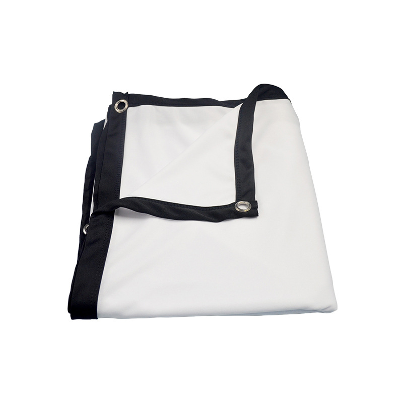 Simple folding projector milk silk soft curtain 100 120 inch portable outdoor HD movie projection cloth