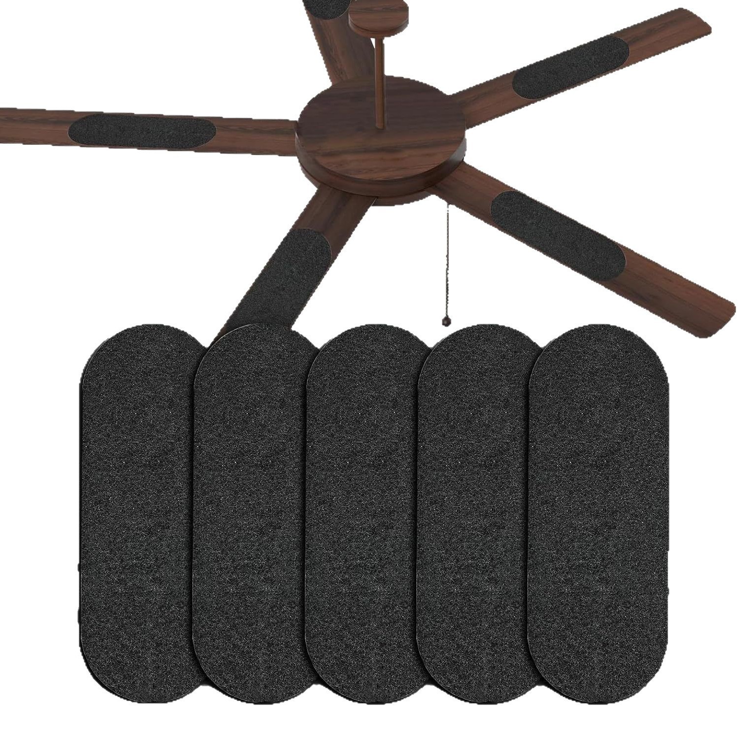 Cross-border hot sale ceiling fan activated carbon fiber filter electric fan blade activated carbon air filter cotton with adhesive