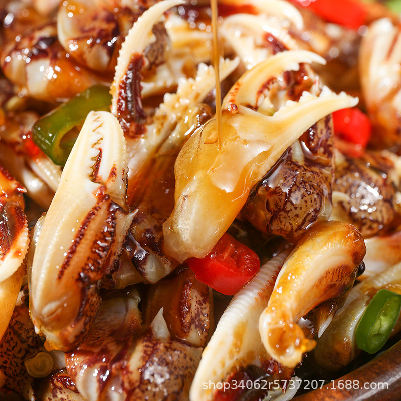 Liuliu Ma Xian Qingdao Spicy Drunken Crab Claws Ready-To-Eat Canned Seafood Spicy Crab Legs and Crab Legs Raw Pickled