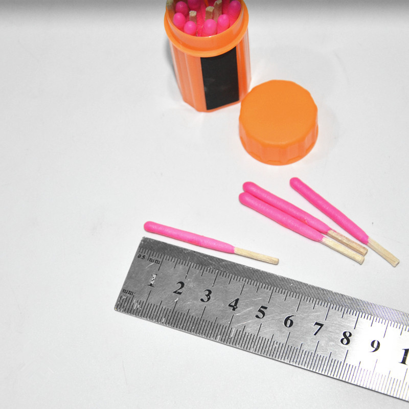 Outdoor Matches, Windproof Matches, Outdoor First Aid Survival Match Box, Emergency Fire Equipment, 20 Pieces/Bucket