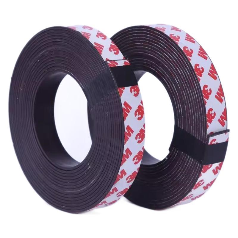 Strong magnetic 3m adhesive magnetic strip screen window teaching aids classroom special soft magnetic suction strip can be cut blackboard thin magnet patch