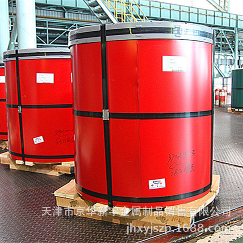 Pvdf fluorocarbon color steel roll rock wool galvanized color steel plate enclosure special color coating roll home appliance color coating board manufacturers wholesale