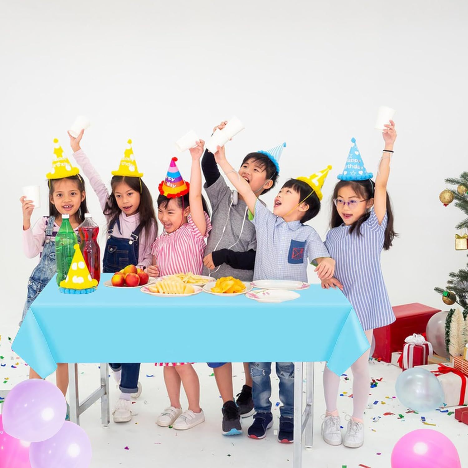 PE disposable tablecloth party tablecloth, solid color New material 15 years of production experience