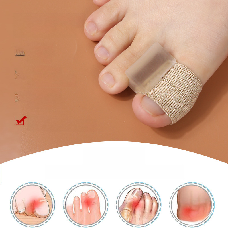 Cross-border toe splitter thumb valgus big foot bone overlapping toe separator men's and women's fiber single hole sleeve Orthopedic