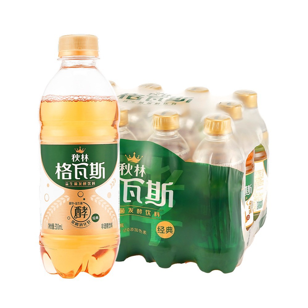 Квас Qiulin 300ml, оптовая продажа, 12 бутылок