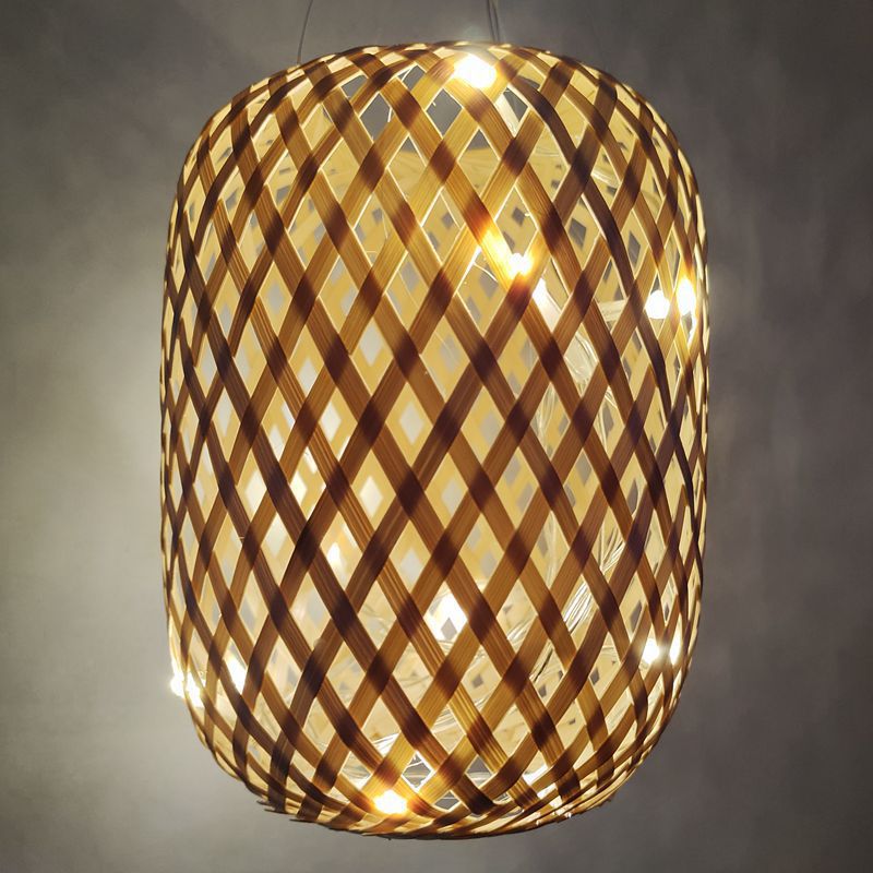 Mid-Autumn Festival Chaoshan Handmade Bamboo Lanterns Cultural and Creative Stalls Small Lanterns Luminous Satchel Lanterns DIY Pendants Wholesale