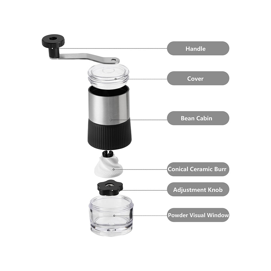 Cross-border explosion latest coffee machine coffee grinder coffee grinder hand coffee machine mini grinder powder