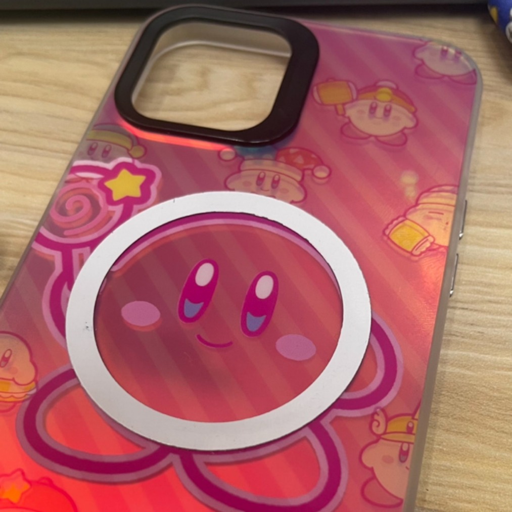 Mobile Phone Magnetic Holder Magnetic Ring White Silk Screen with Lamination and Adhesive Backing Body Without Magnetic Iron Ring