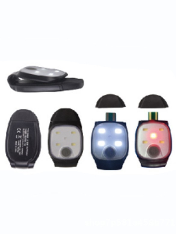 Source Manufacturer USB Rechargeable Light 5Led Rechargeable Lighting Clip Light Outdoor Cycling Clip Light Hat with Light