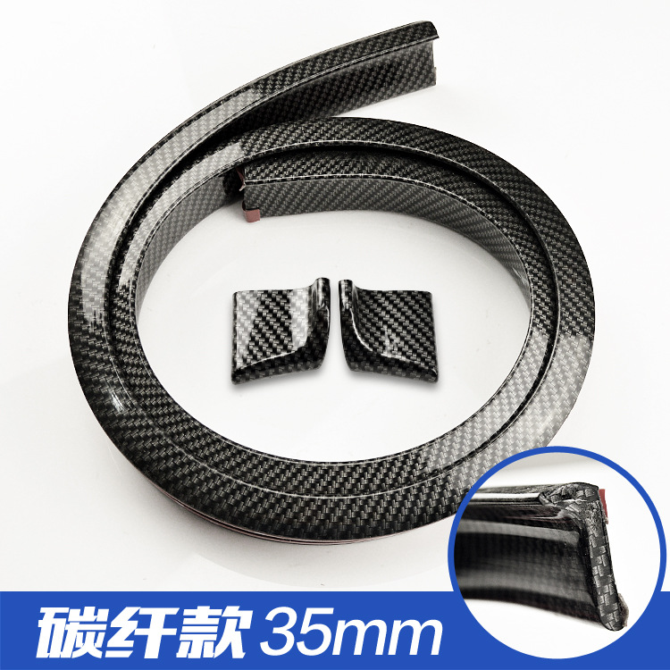 Car Modified Carbon Fiber Rear Wing Universal Top Wing Without Punching Fixed Wind Wing Carbon Fiber Pattern Rear Wing Carbon Fiber Small Rear Wing